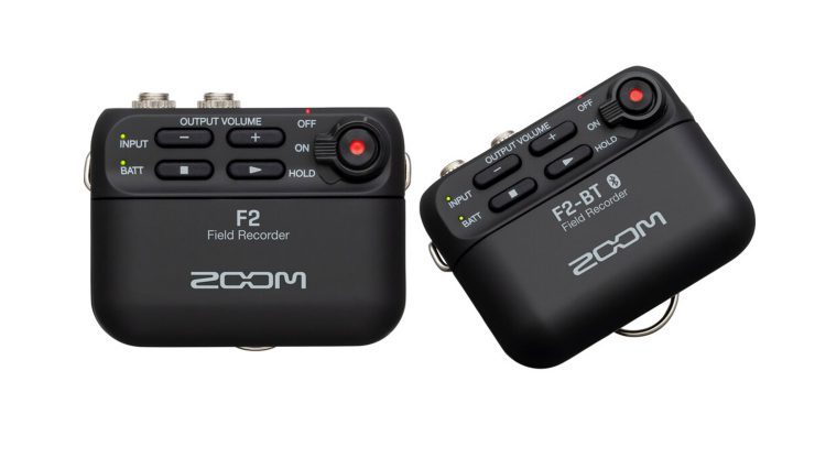 Zoom F2 BT, Audio Registratori Card, Registratori audio