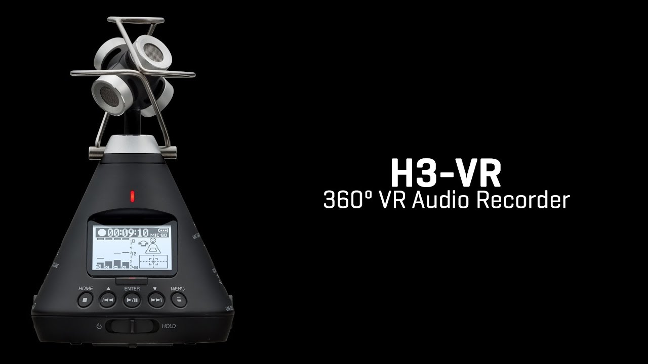 Zoom H3 VR Registratore Audio VR 360° con 4 Microfoni a