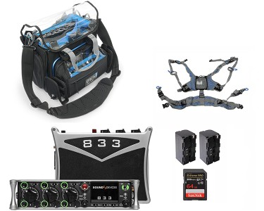 Sound Devices 833 + accessori