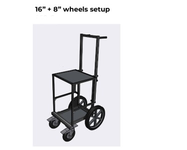 CONCART Rack On Tire Carrello per fonici, 2 versioni