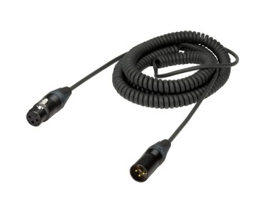 AMBIENT SMK80 Coiled cable XLR M/F, from 80cm to 3m.