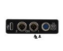 Lectrosonics DSREXTUSB Pannello per DSR, uscite audio, Hirose e USB