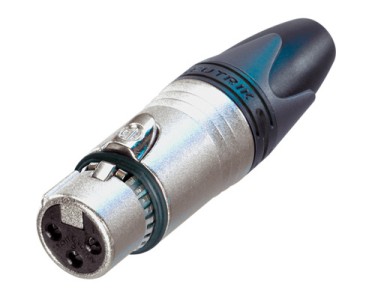 NEUTRIK NC3 FXX-EMC Connettore XLR 3 pin, Femmina, soppressione EMI