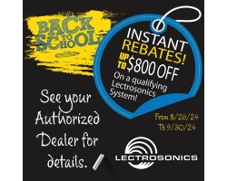 Lectrosonics RF System composed of 2x SSM and SRc SuperSlot