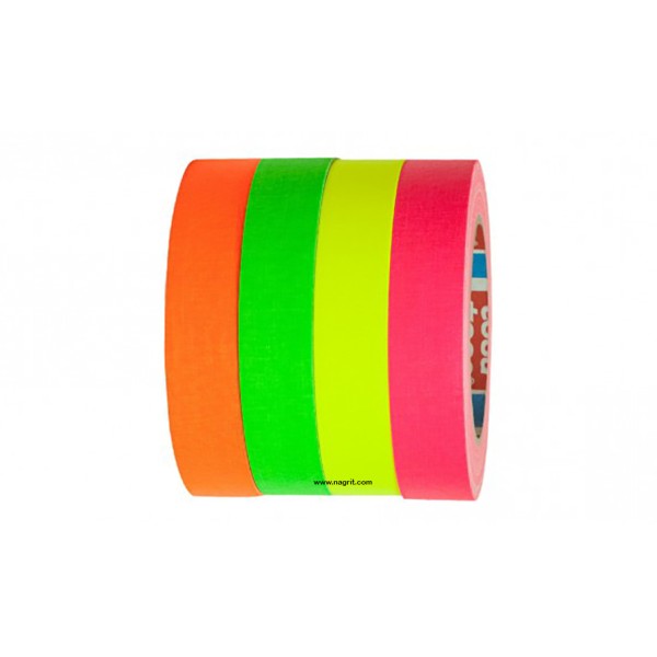 Fluorescent Tape TESA 4671 25mm x 25mt, Set of 4 tapes