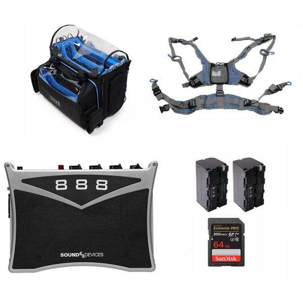 Sound Devices 888 Bundle + accessories