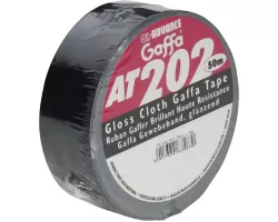 ADVANCE AT-202 Nastro Gaffa, Nero, 50mm x 50m, Gloss