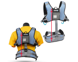 ORCA OR-440 Harness with Spinal Support System