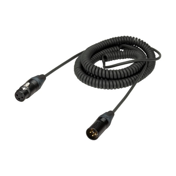 AMBIENT SMK80 Cavo spiralato XLR M/F, da 80cm a 3m