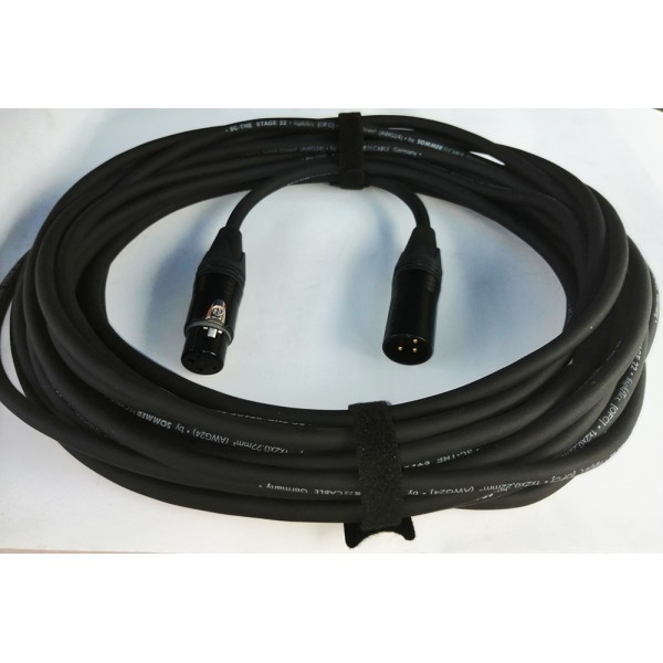 NAGRIT SommerCable Cable, 2xNeutrik XLR M/F, 10m